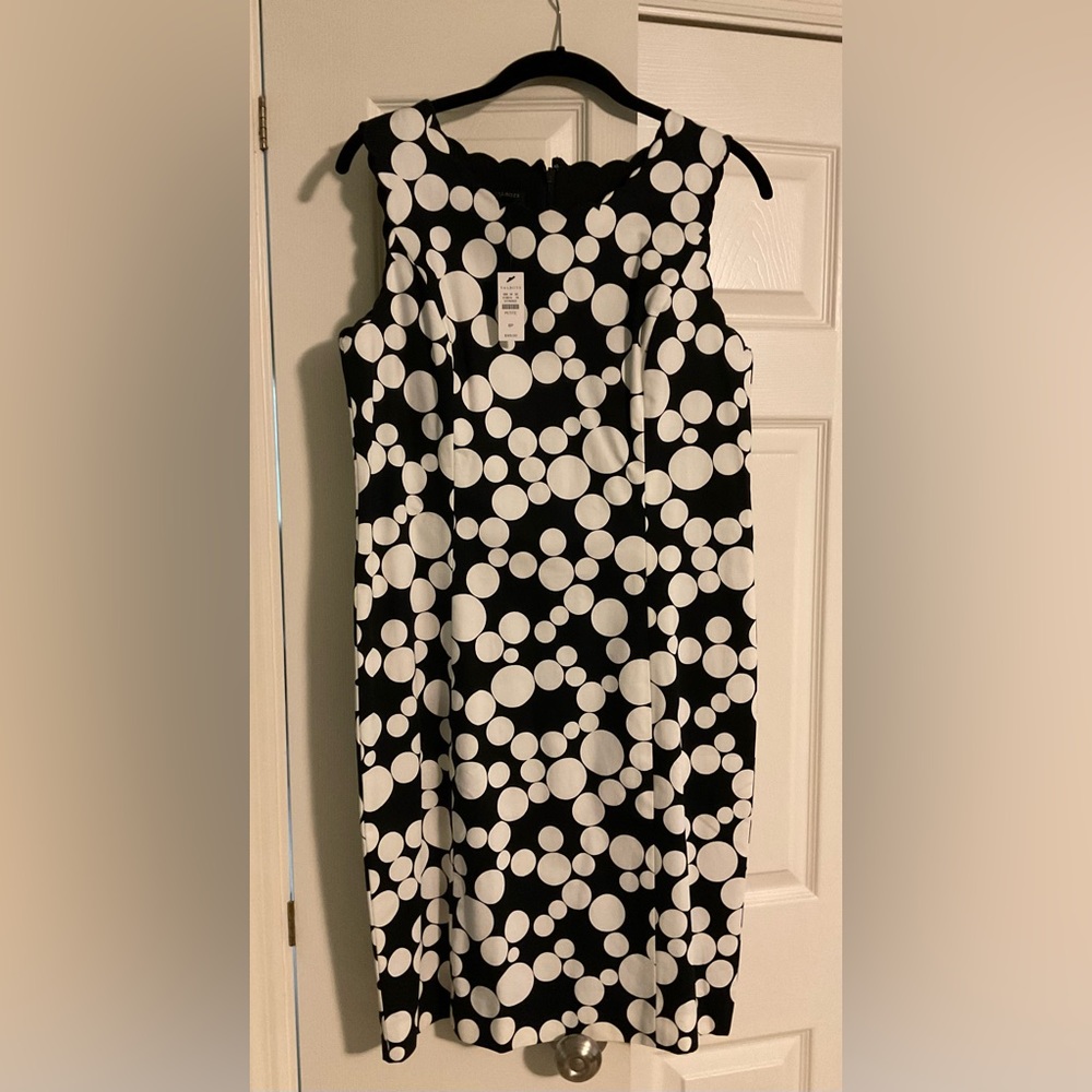 Talbots petite polka dotted sheath